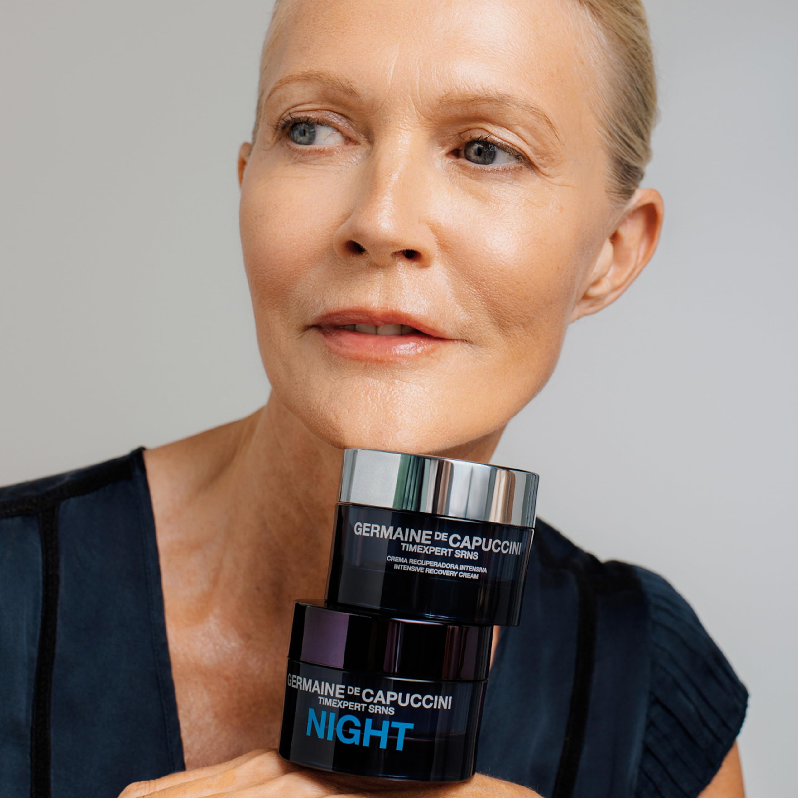 Germaine de Capuccini - Timexpert SRNS - Crema Recuperadora Intensiva 50 ml - Revitaliza y Fortalece Piel Madura - Alta Pureza de Colágeno y Ácido Hialurónico - Efecto Relleno y Anti-Edad Profundo