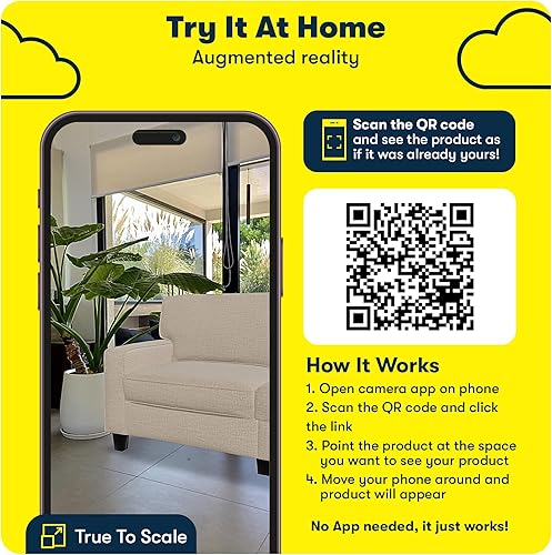 Miniatura 310 de Serta Palisades Sofás Tapizados para Sala, Sofá de Diseño Moderno, Tela, gris (Glacial Gray) gris (Glacial Gray),Beige,Marrón,Alforfón Beige,Marrón