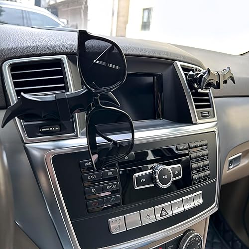 Miniatura 5 de RANGUOWEN Soportes para lentes de sol de murciélago para automóvil, accesorios de murciélago para automóvil, accesorios de murciélago para fanáticos