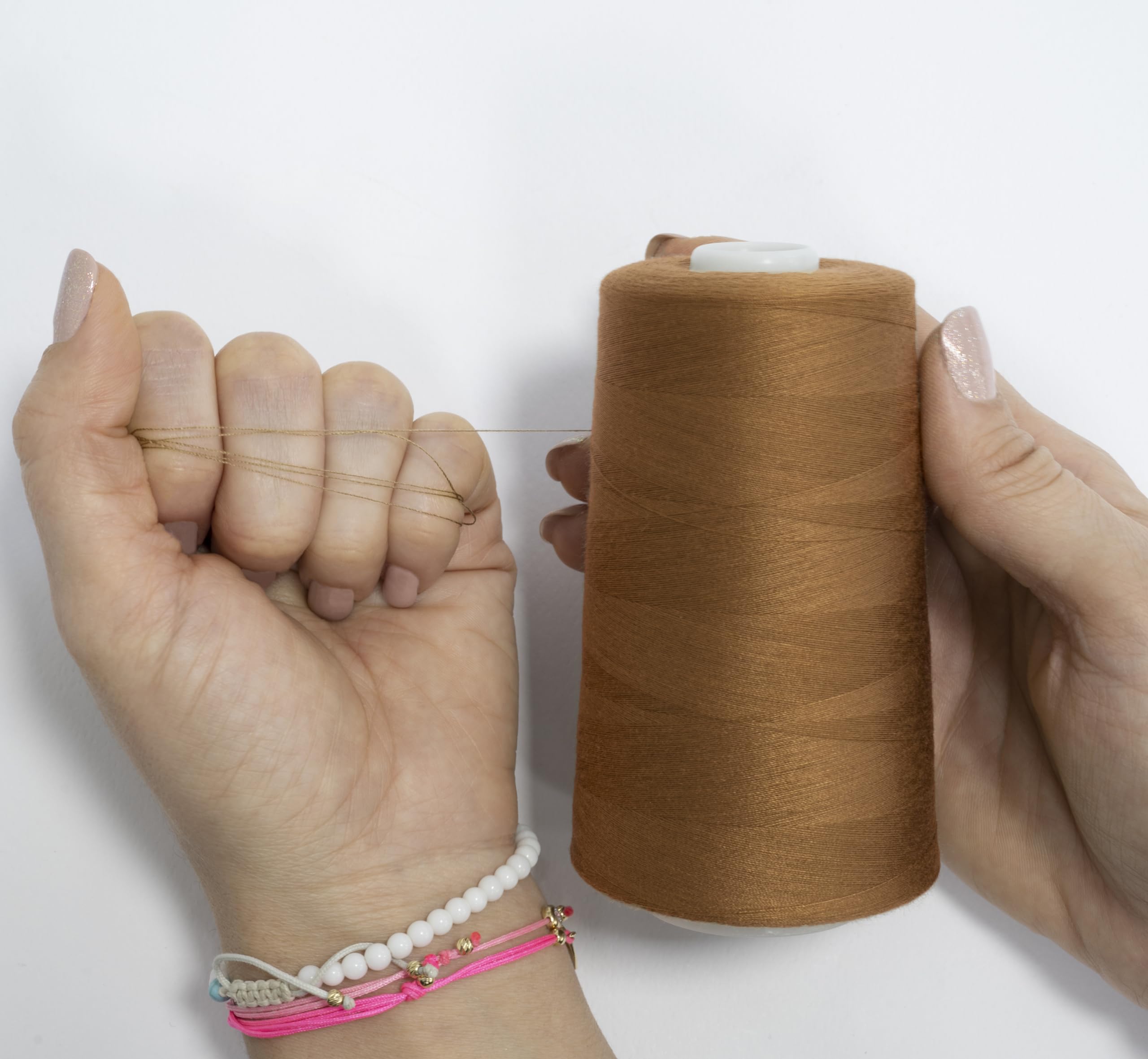 Bobine Fil à Coudre Polyester 4000 M Bleu Foncé 120 (40/2) – Couture Vêtements, Mercerie, Loisirs Créatifs