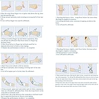 Vista 9 de Vendaje cohesivo autoadherente de 2 x 5 yardas, vendajes de primeros auxilios, cinta deportiva deportiva veterinaria para esguince e hinchazón
