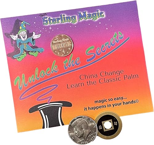 Miniatura 2 de Ted's Sterling Magic Juego de trucos de cambio de China, aprende a dominar la palma clásica con esta transformación fenomenal (edición bicentenaria)