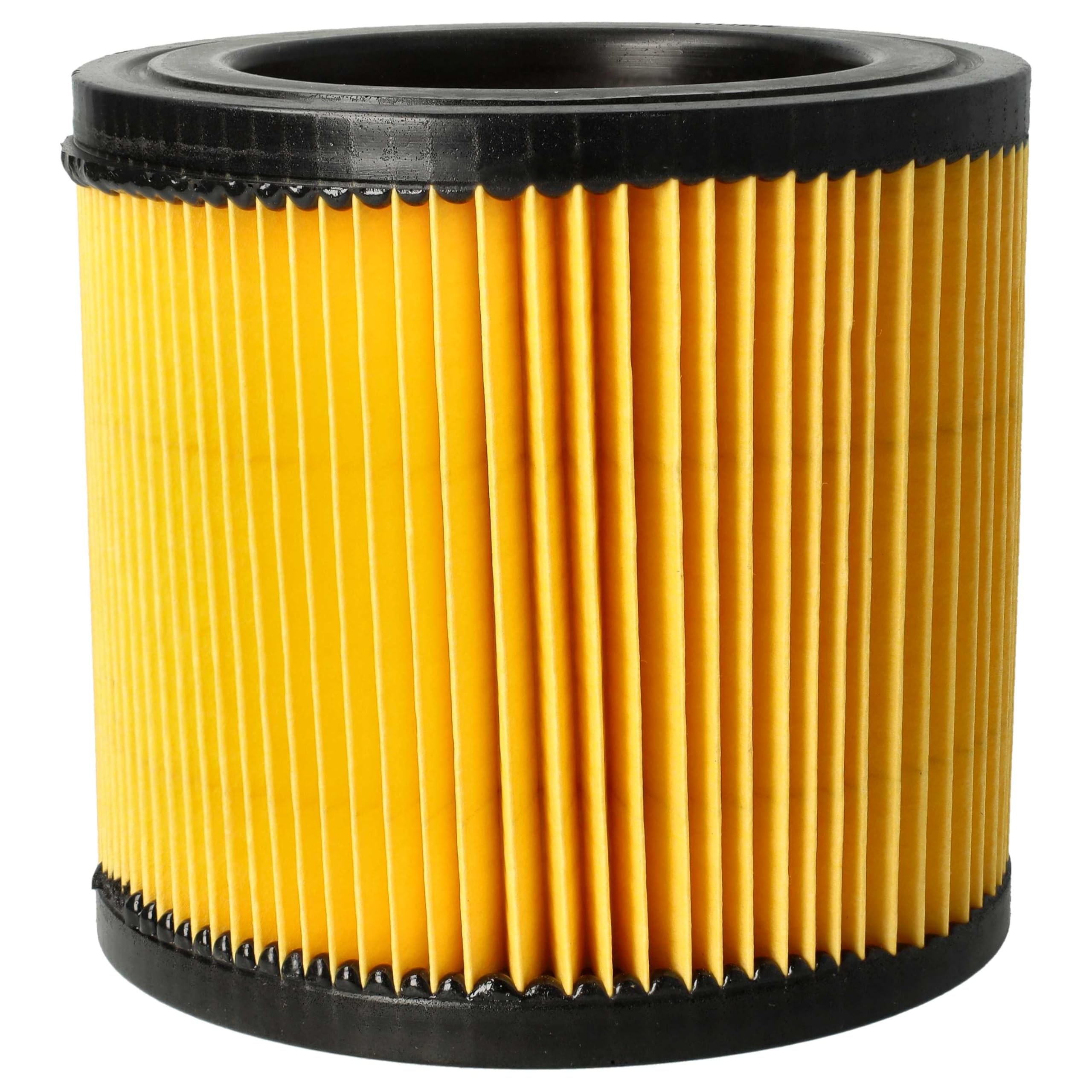 vhbw 2x filtro a pieghe piatte sostituisce Topcraft K704F, K707F, R 693 per aspirapolvere - arancione, lavabile