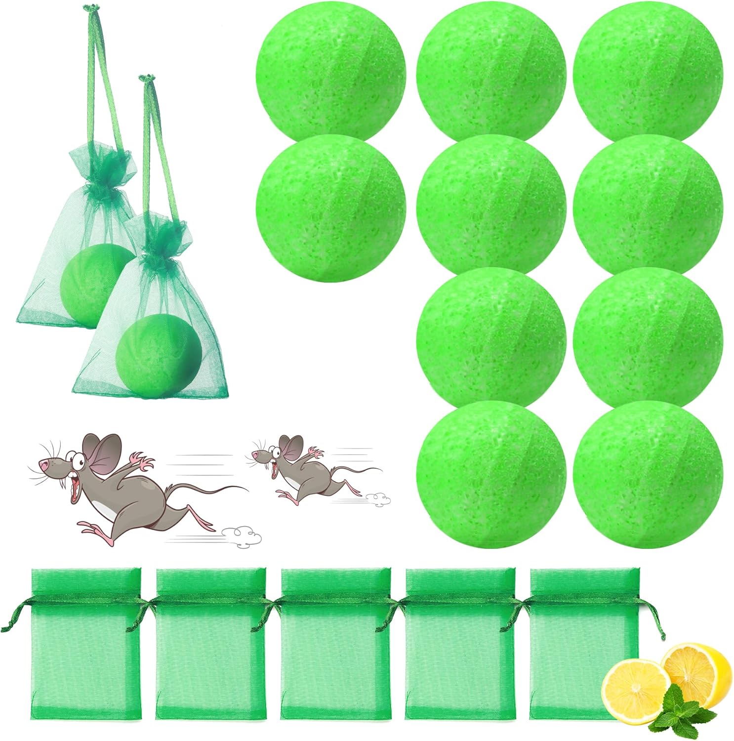 KINGFAC Rodent Repellent Peppermint Oil to Repel Mice and