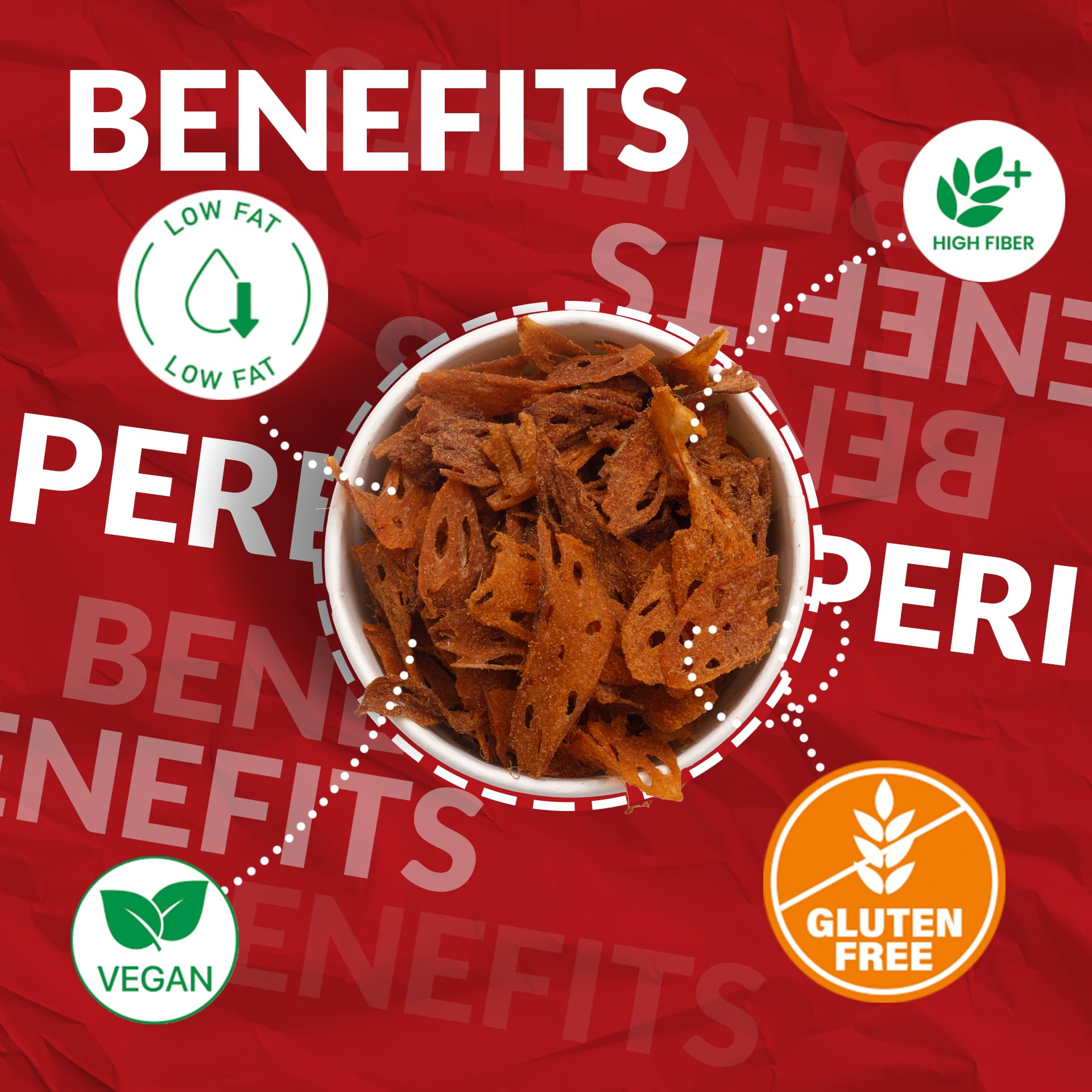 Avarya Lotus Root Chips 100 Gms | Crispy Lotus Stem Chips -Peri Peri Flavour | Low in Oil | Health Savoury Snack | Vegan Snack | Pack of 1 1