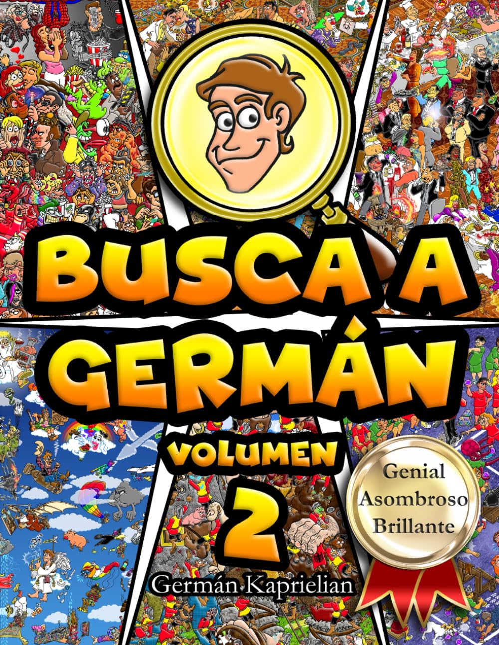 ¡Busca a Germán! Volumen 2: Un viaje ilustrado lleno de búsquedas y diversión que redefine lo extraordinario
