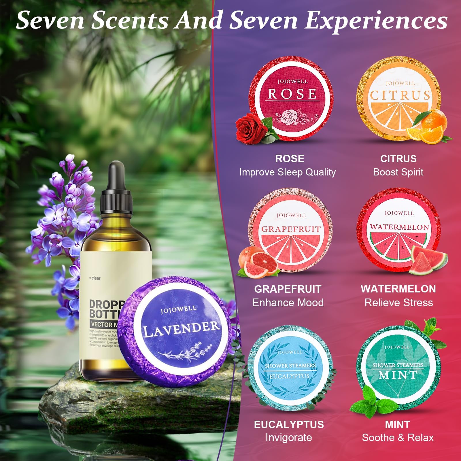 Shower Steamers Aromatherapy - 21Pcs Birthday Gifts for Women, Wife, Mom, Essential Oil, Nasal Relief, Self Care Home Spa Gifts for Woman, Elephant Christmas Gifts for Adults, Women, Teachers, Her