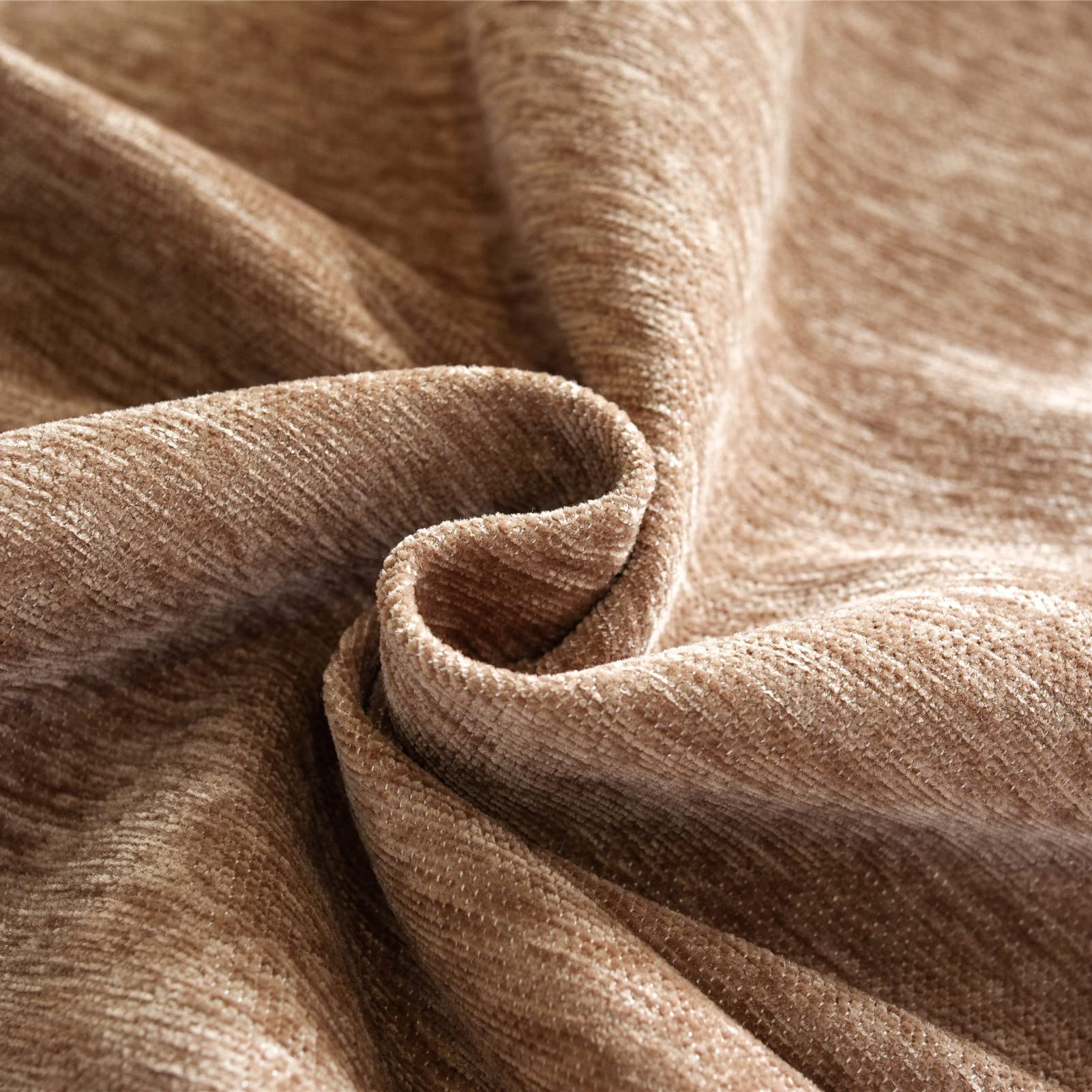 Coperta in ciniglia, testurizzata, morbida, accogliente, calda, per divano, letto, poltrona, copriletto (caffè, 180 x 380 cm)