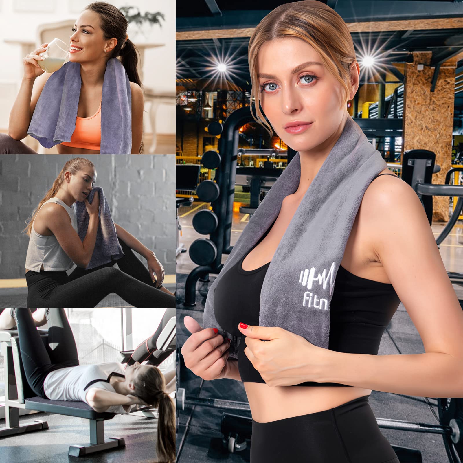 Serviette En Microfibre Légère à Séchage Rapide Serviette Parfaite Pour Voyage, Salle De Sport