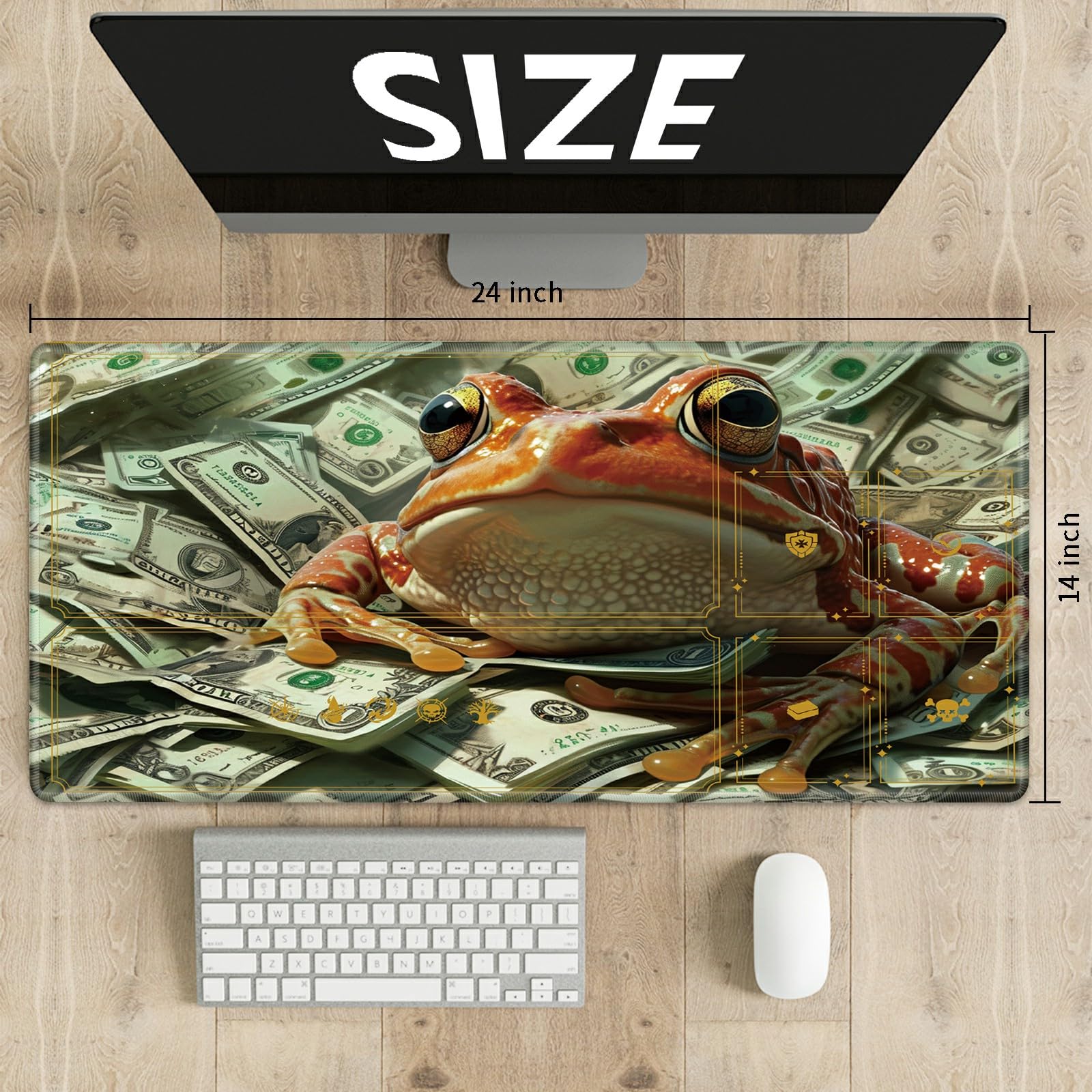 mtg frog card sleeves Pink Cute gloss front MTG Sleeves 100, TCG Card
