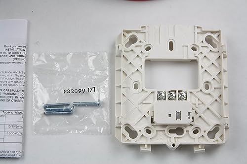 Miniatura 3 de Wheelock HSRC Exceder - Bocina de señal de alarma de incendios para montaje en techo, color rojo, estética moderna y elegante, múltiples voltajes, 3