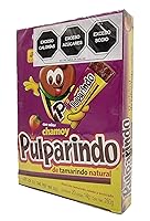 Vista 6 de Pulparindo Chamoy Tamarind Pulp Candy 20 count