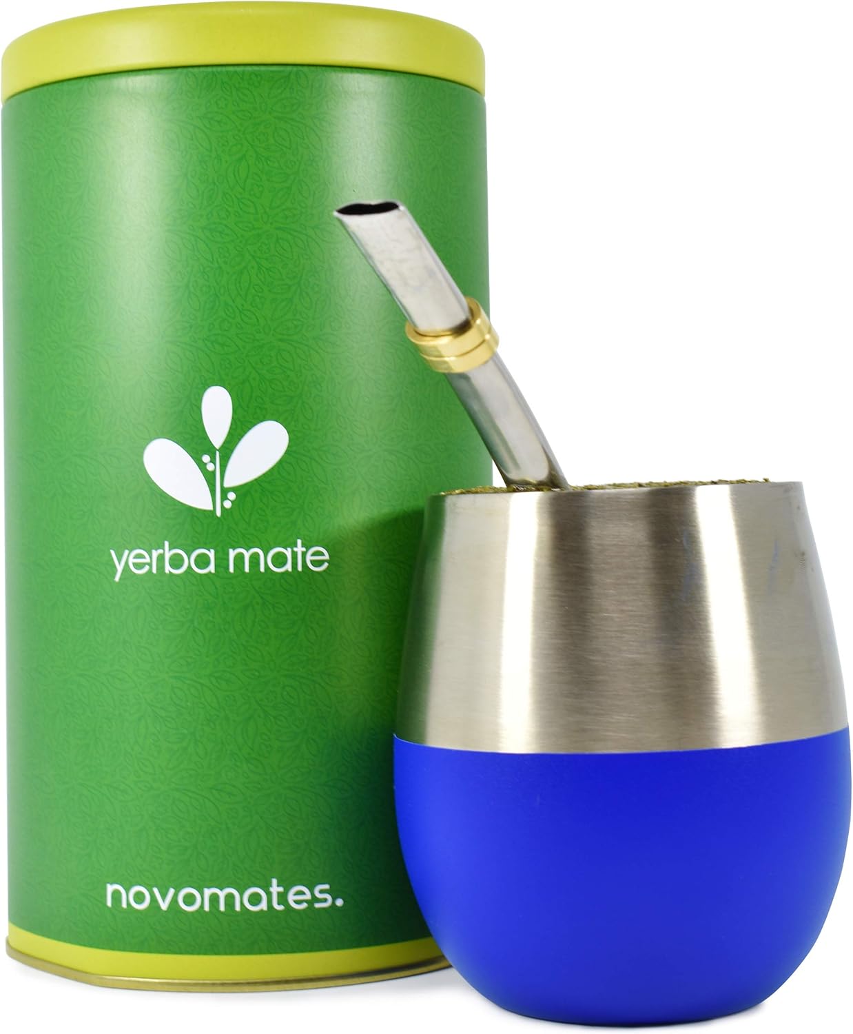 Novomates [New] Yerba Mate Cup Best Yerba Mate Set Double Wall