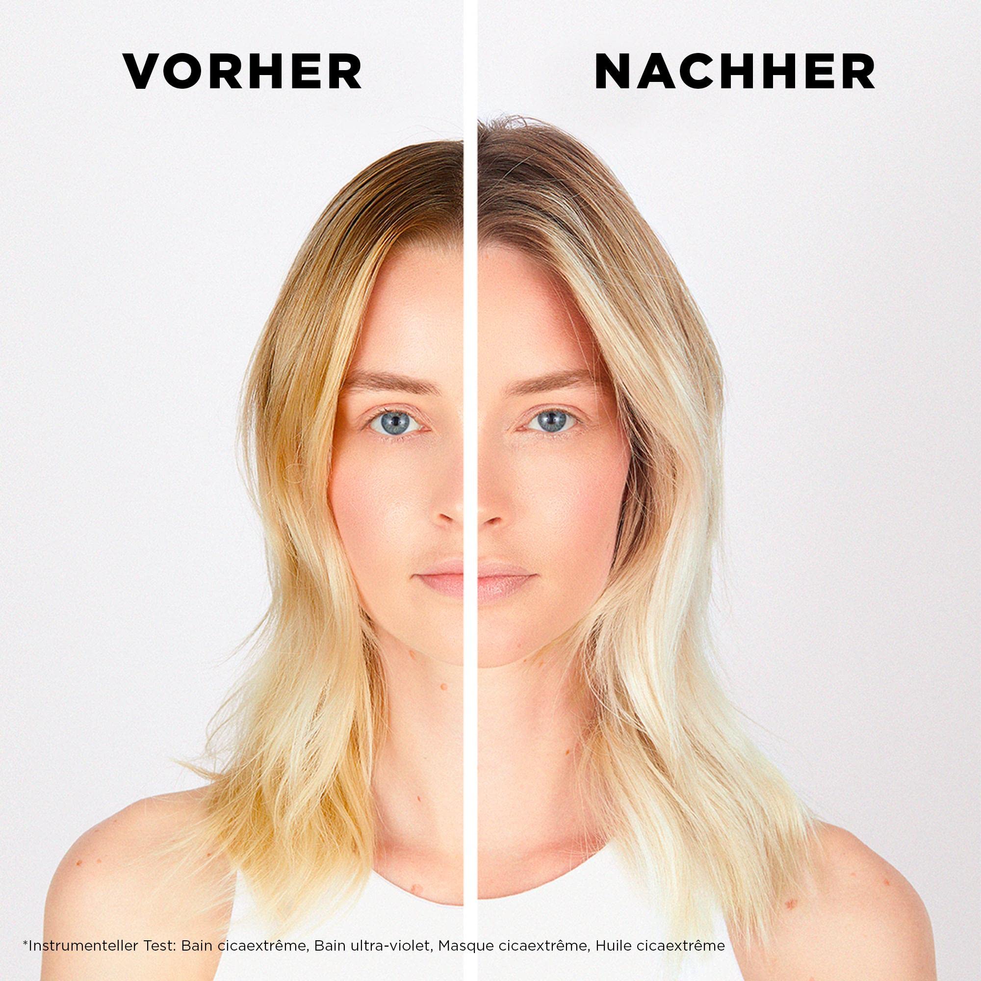 Kérastase, Blond Absolu, Pflegeroutine mit Shampoo, Haarspülung und Serum für blondiertes, gesträhntes oder natürlich blondes Haar, Mit Hyaluronsäure