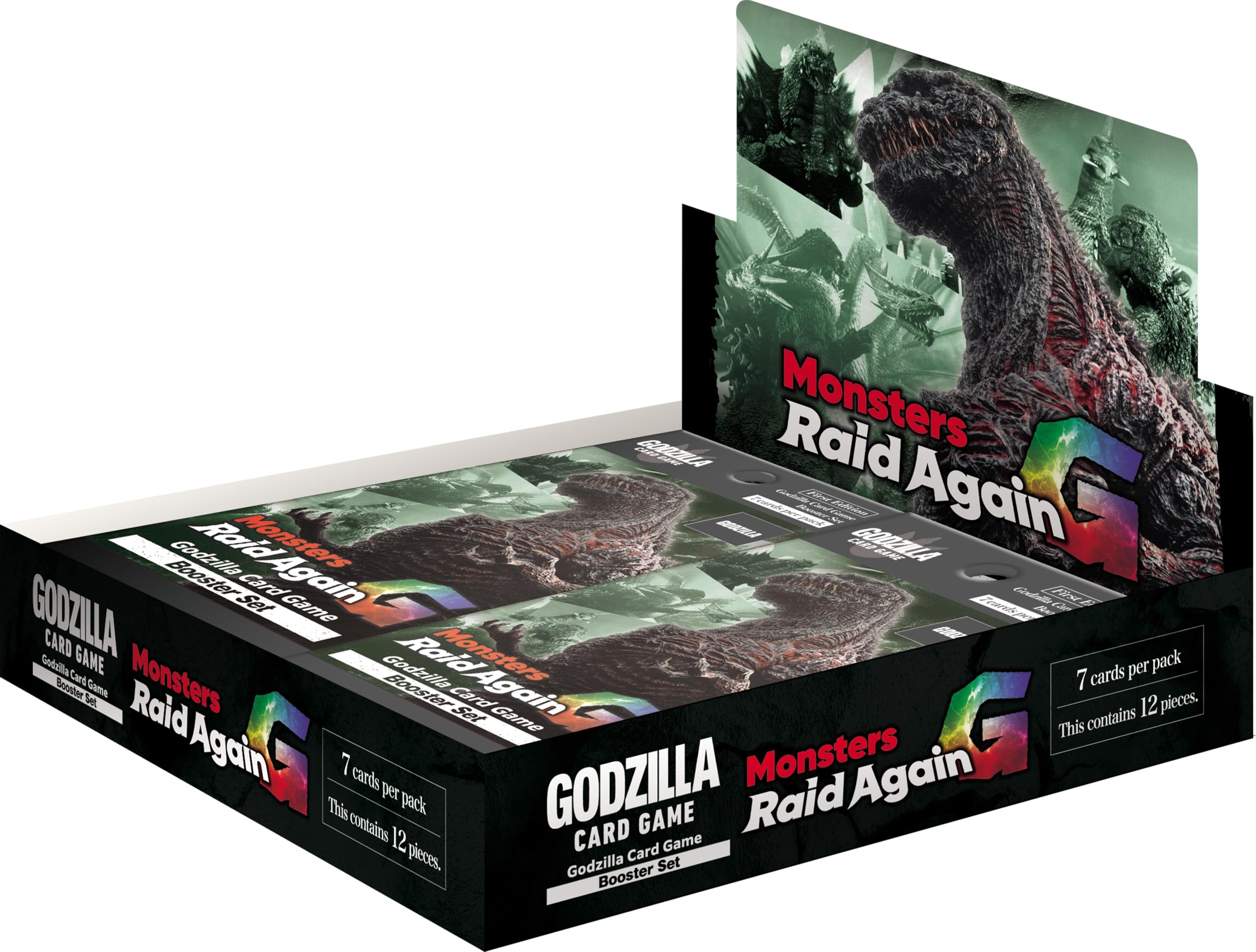GODZILLA CARD GAME ARS10➕ Godzilla Card Game: Booster Set 2 - 'G: Monsters Raid Again