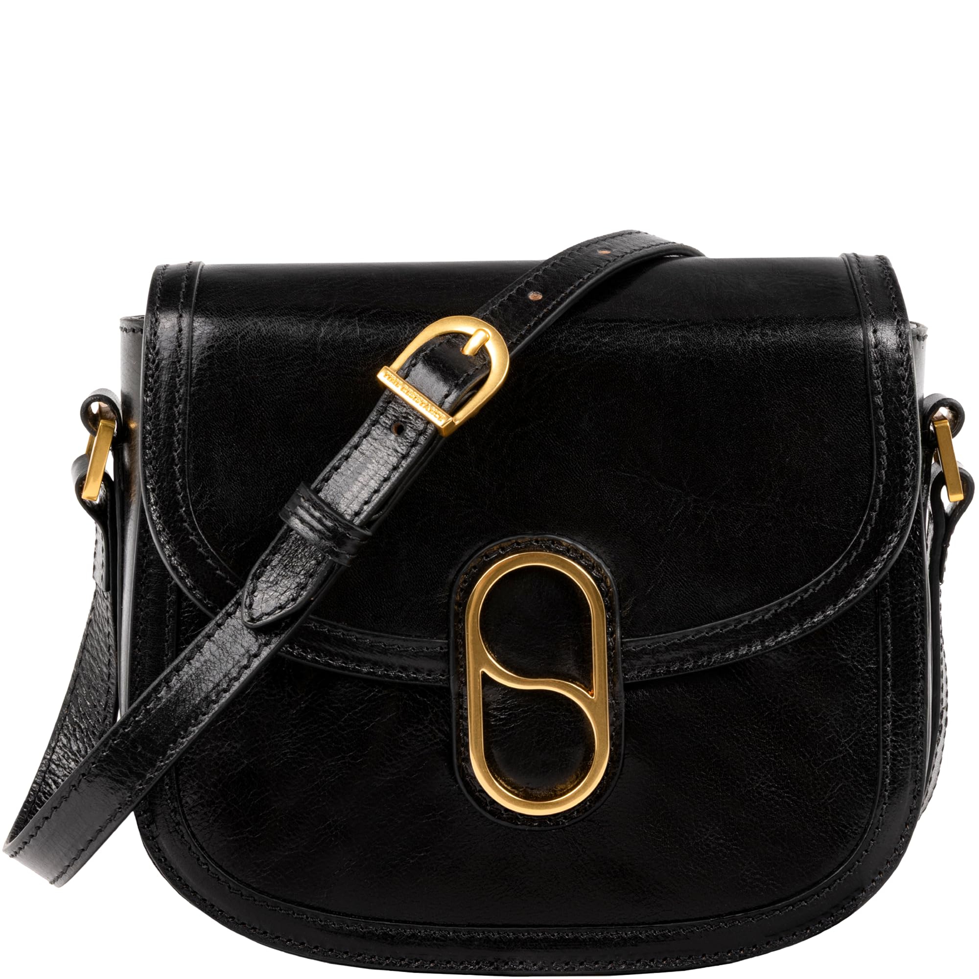 Time Resistance Full-Grain Leather Crossbody Bag Shoulder Bag with Magnetic Closure - Leather Messenger Bag for Women