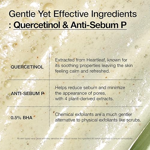 Miniatura 6 de ANUA Heartleaf - Espuma limpiadora profunda de poros de quercetinol, limpiador facial, para doble limpieza, BHA, ácido hialurónico, glicerina,