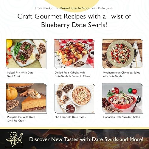 Miniatura 5 de Darious Snack Co. Remolinos veganos de plátano para café y té, deliciosas galletas de desayuno, ligeramente dulces y saladas, todos los ingredientes