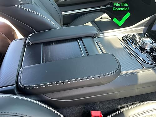 Miniatura 3 de Car Console Covers Plus Hecho en Estados Unidos, diseñado para Jeep Wagoneer y Grand Wagoneer 2022-2025, funda de consola central de neopreno para