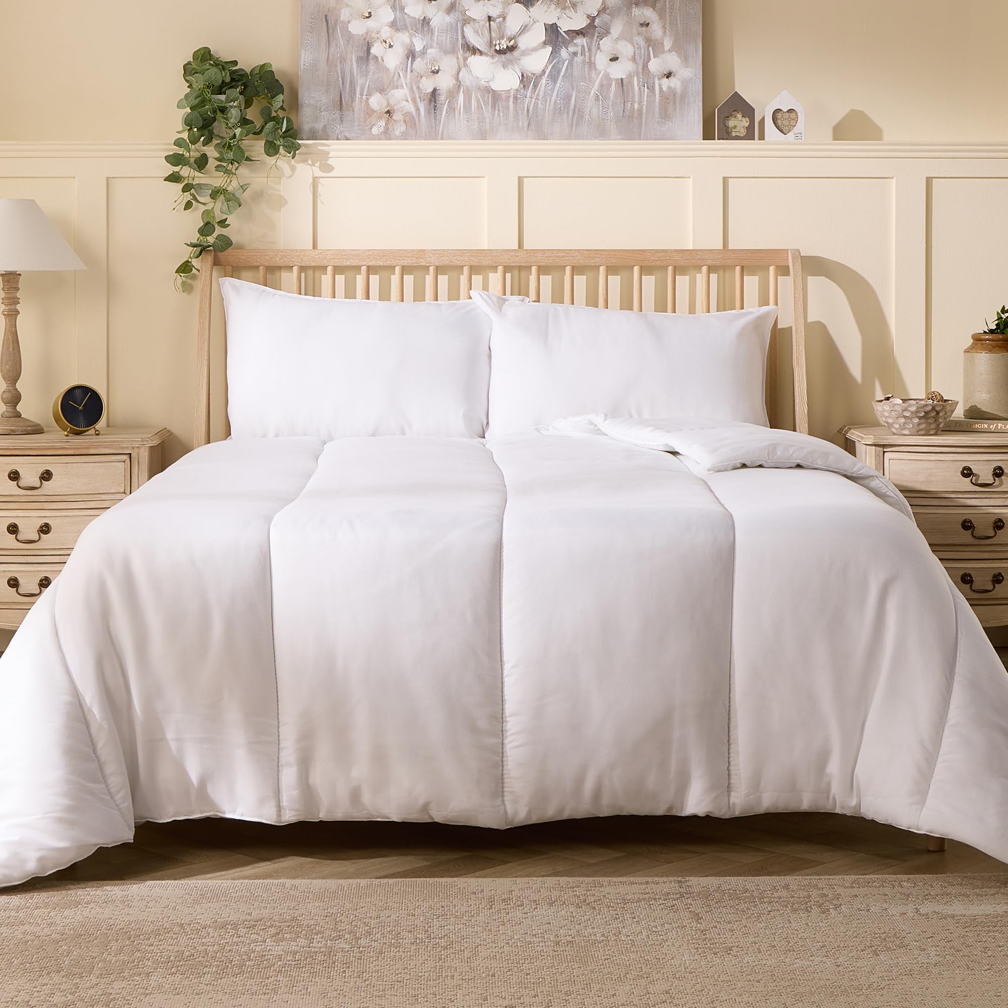 Slumberdown Summer Nights 4.5 Tog Double Duvet - Lightweight & Breathable UK Made Double Quilt, Non-Allergenic & Washable | Perfect Summer Duvet for Hot Nights (200 x 200cm) — image 1