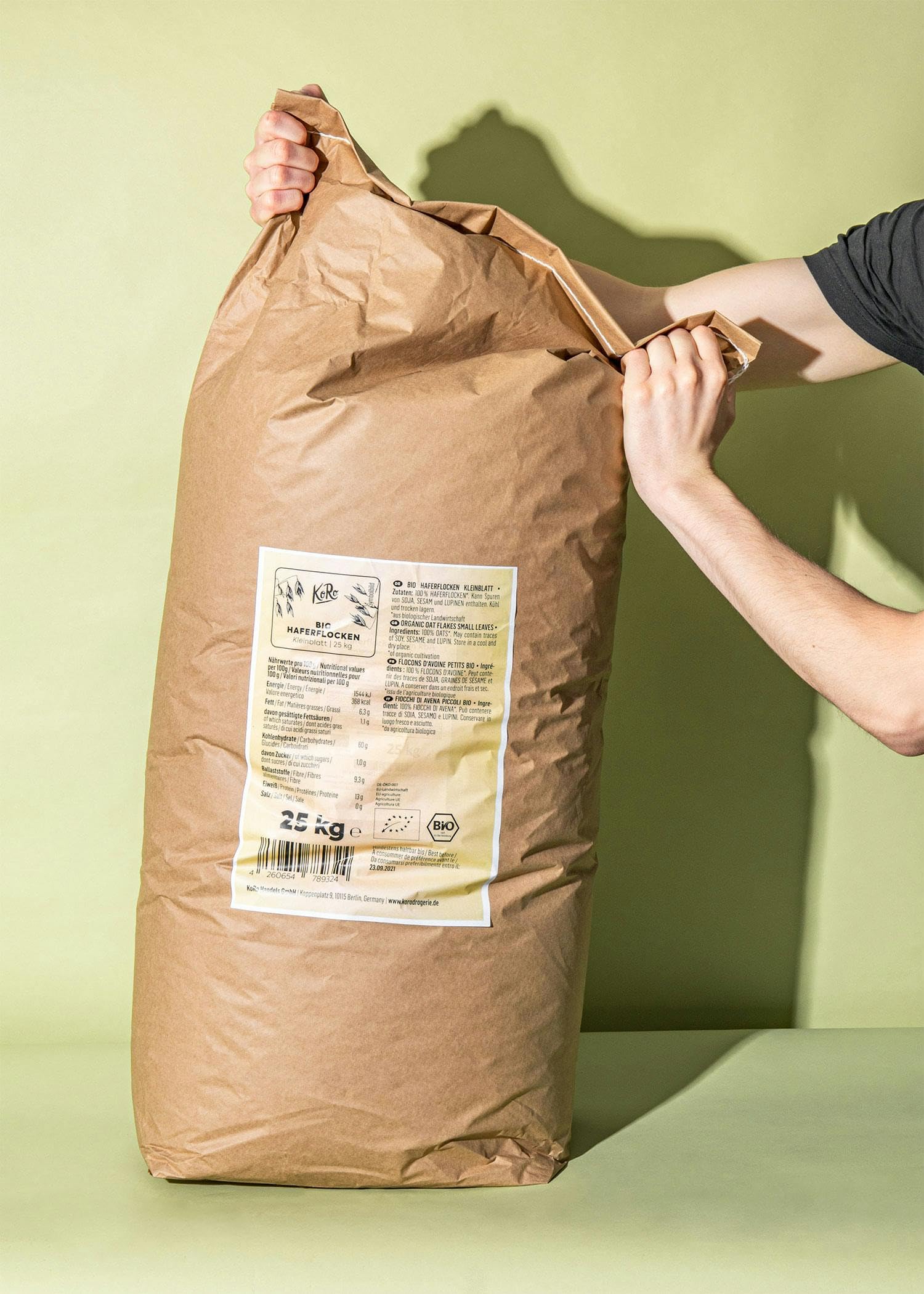 KoRo - Fiocchi d'avena piccoli bio | 25 kg