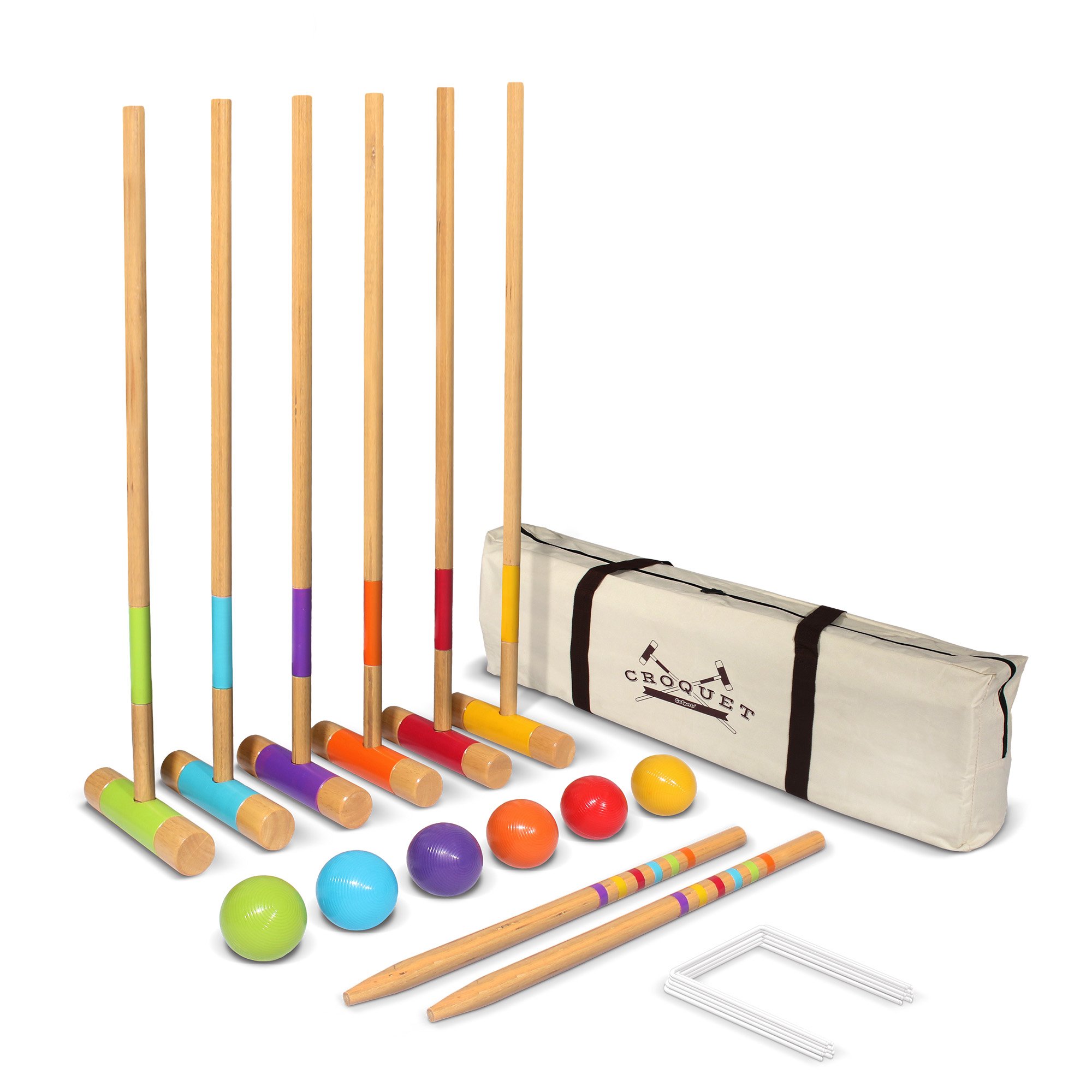 Set De Croquet Baden Deluxe Complet 6 Joueurs Avec étui - Neuf Sous Emballage
