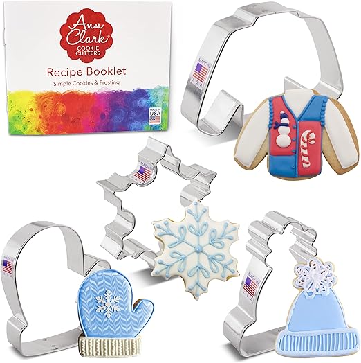Ann Clark Cookie Cutters 4 Piece Winter and Christmas