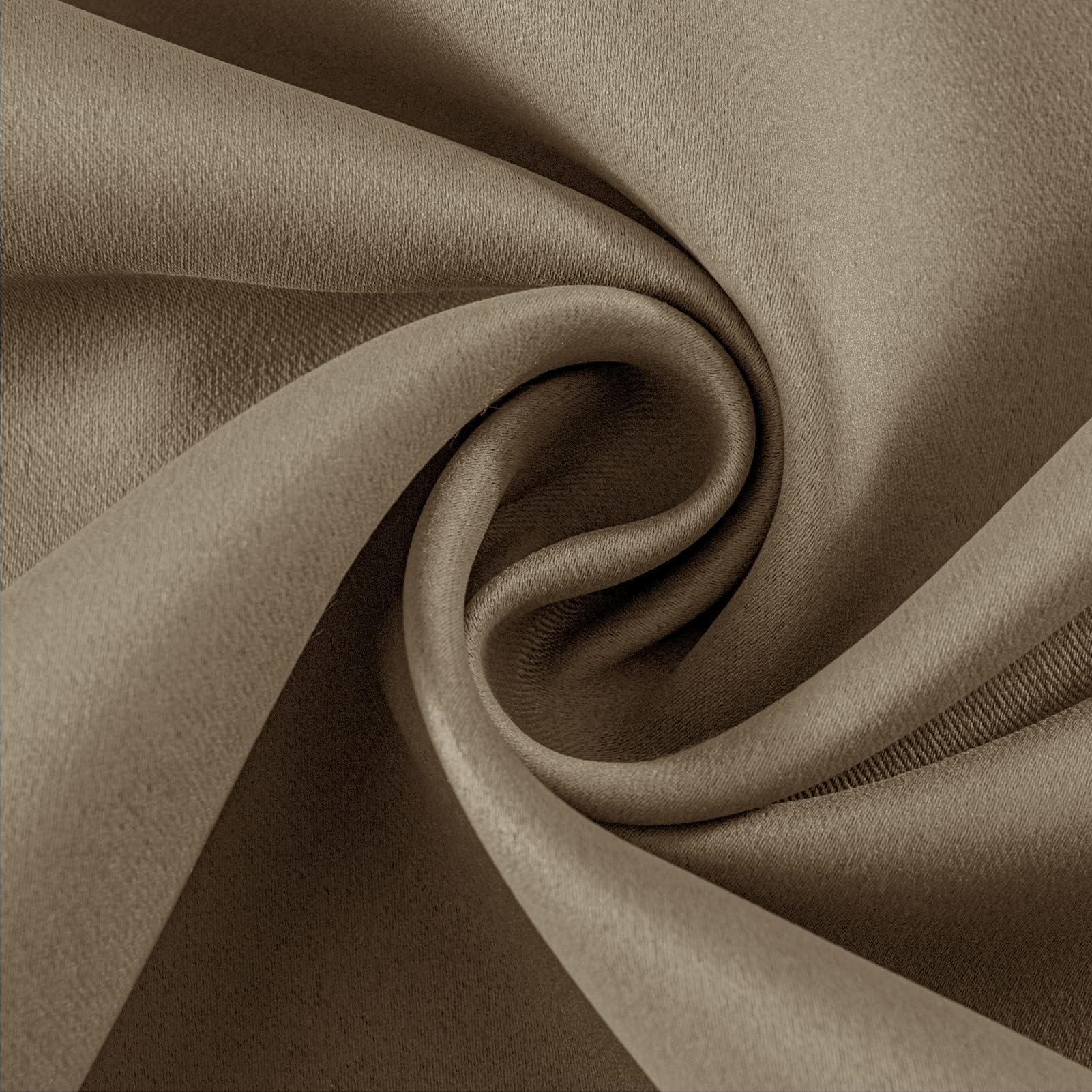 Joydeco Tende Oscuranti per Interni 2 Pezzi L 140 x A 175, Tende Termiche con Occhielli Moca per Soggiorno Moderne, Cameretta Bambini, Camera