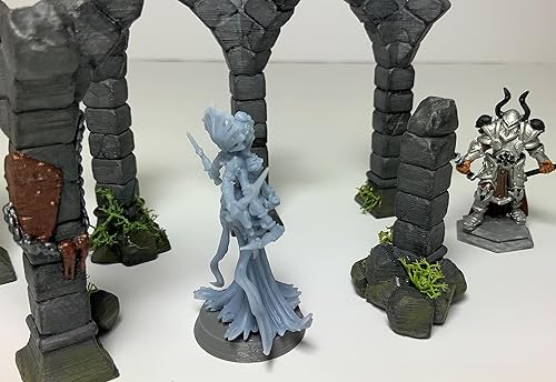 Miniatura 4 de Reina Araña - RPG - Calabozos y Dragones - DND - Pathfinder - Señor del Anillo - Figura miniatura (gris/sin pintar)
