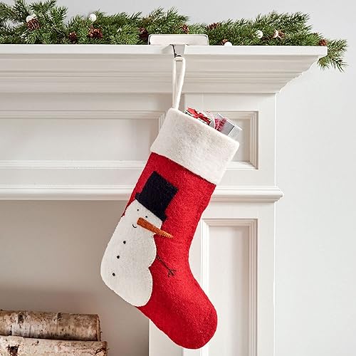 Calcetín de muñeco de nieve de