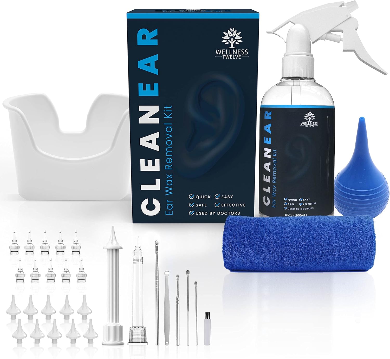 CLEANEAR Ear Wax Removal Kit Medical Grade RX Ear Wash