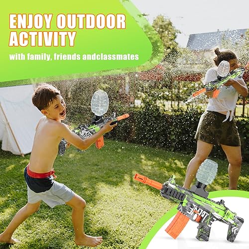 Miniatura 6 de Juguetes eléctricos de bolas de gel con más de 80000 cuentas de agua para equipo de actividades, juguetes automáticos ecológicos para juegos al aire