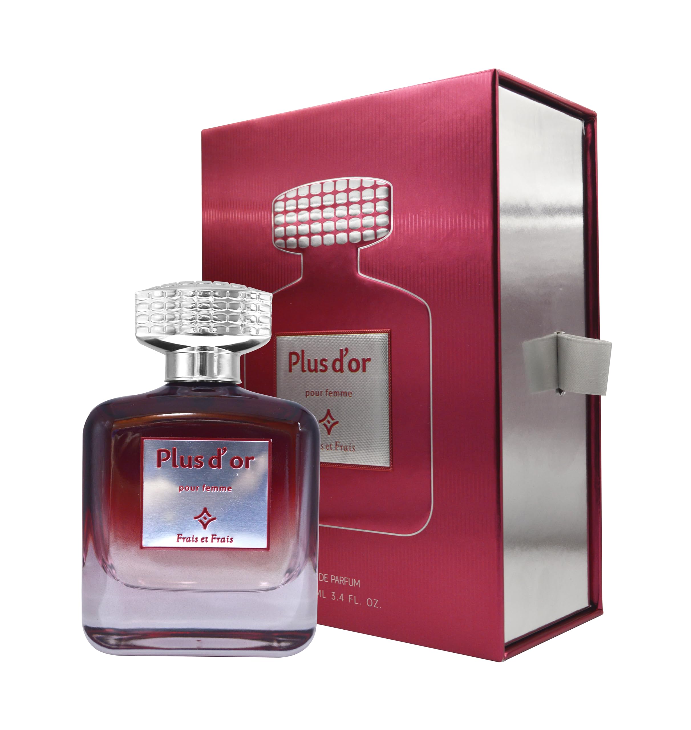 Plus d'or Perfume 100ML - Eau de Parfum - Long Lasting, Premium Women's Fragrance with Suede & Bourbon Vanilla