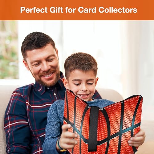 Miniatura 6 de Carpeta de tarjetas de baloncesto, tarjetas comerciales deportivas 2023 con fundas para álbum, 440 bolsillos, tarjetero de baloncesto, protectores