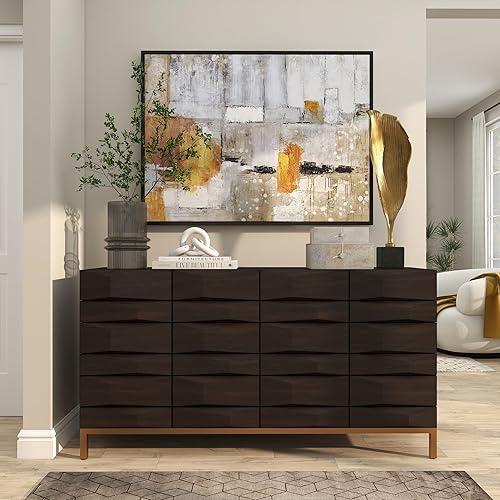 Miniatura 8 de Deco 79 Portavelas decorativo abstracto de acero inoxidable con base de mármol negro, juego de 2 candelabros de 21 pulgadas, 16 pulgadas de alto,