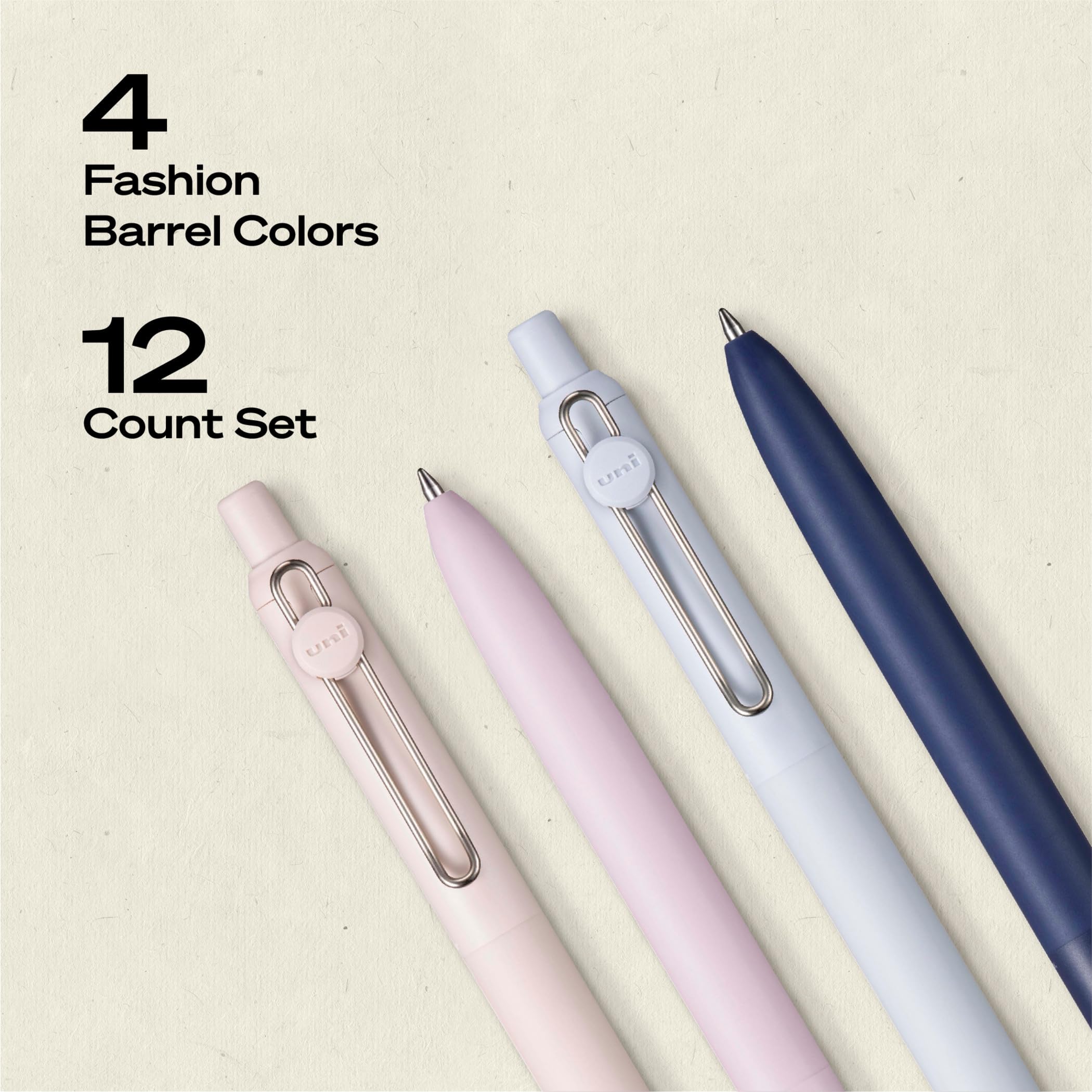 Amazon.com: uniball™ Zento Gel Pens, Black Ink, 0.7mm Medium Point
