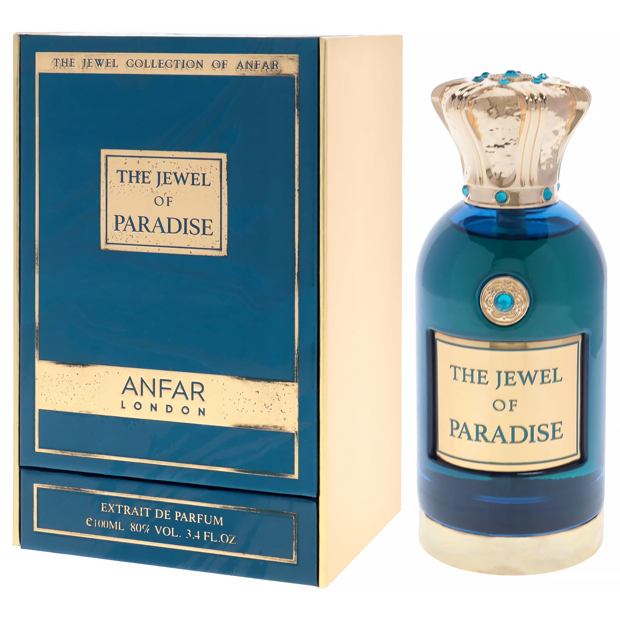 LONDON The Jewel Of Paradise ekstrakt z perfum 3,4 FL. OZ Women Neroli, Pink Pepper, Pomarańczowy, Kwiat, Honeysuckle, Vanilla, Karmel & Musk Luxury & Wyrafinowany Zmysłowy Zapach Długi Lasting