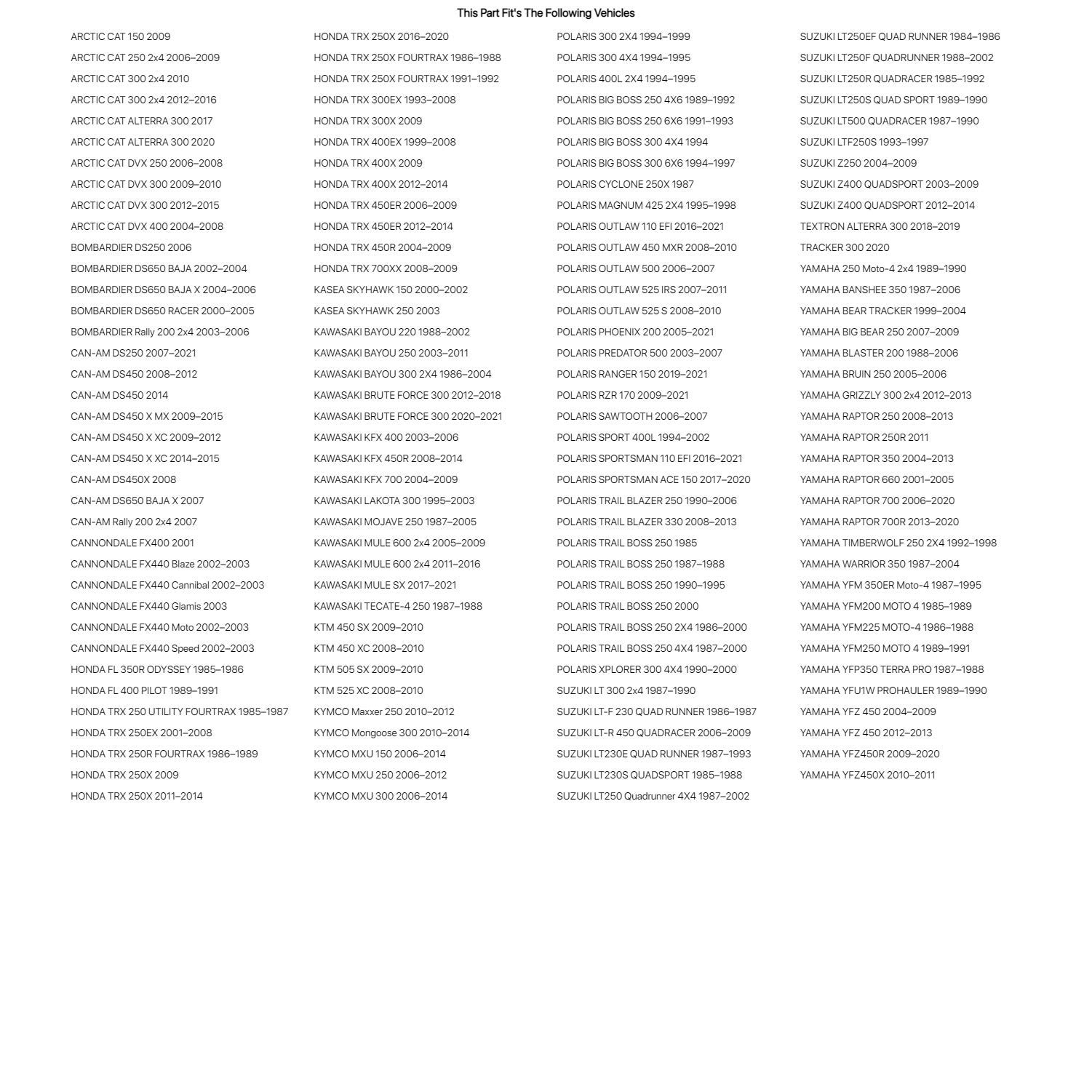 ITP Pneu Sand Star – Avant – 22 x 8 x 10, Position : avant, type de pneu :  VTT/