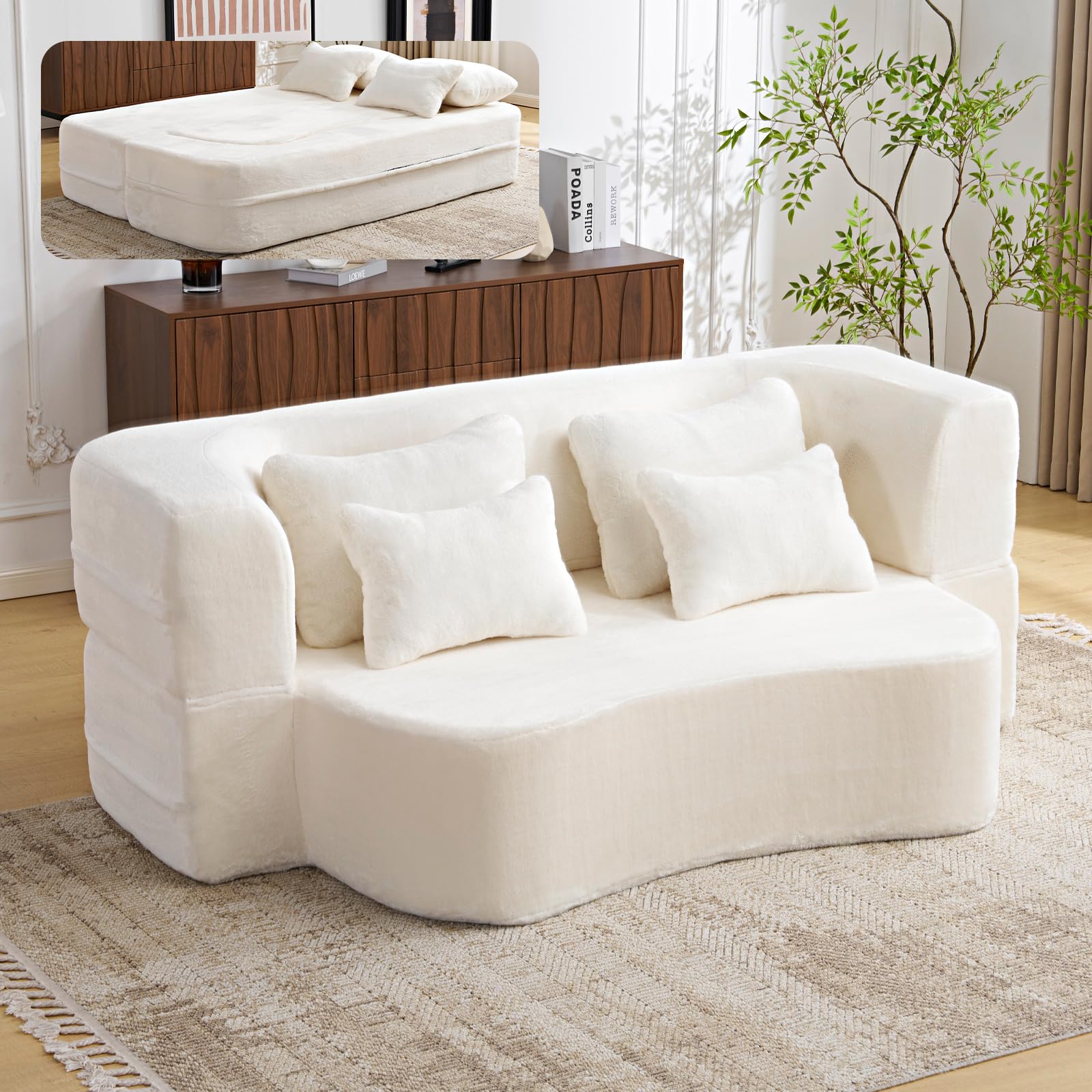 Convertible Folding Sofa Bed Orynveela