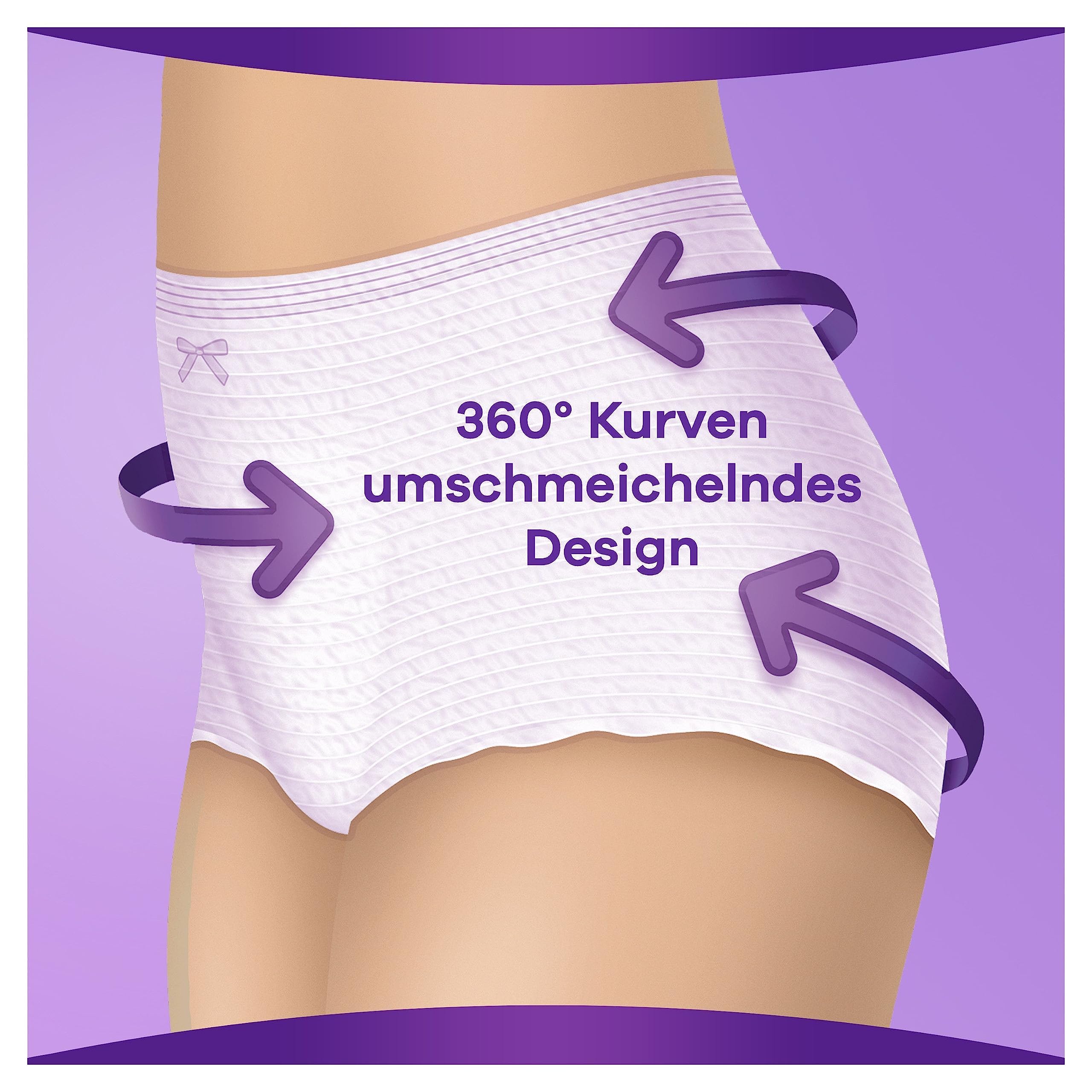 Always Discreet Inkontinenz-Höschen Super Monatspaket bei Blasenschwäche, Größe M, 36 Höschen (4 Packungen x 9 Stück)