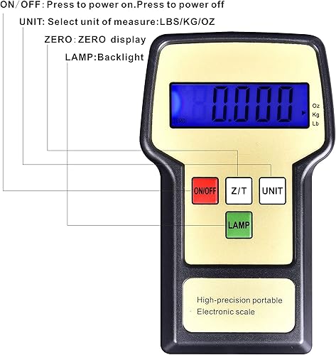 Miniatura 2 de Aain A36575 Escala de refrigerante HVAC Digital Refrigerante Carga de Pesos Escala con Caso, 220LBS
