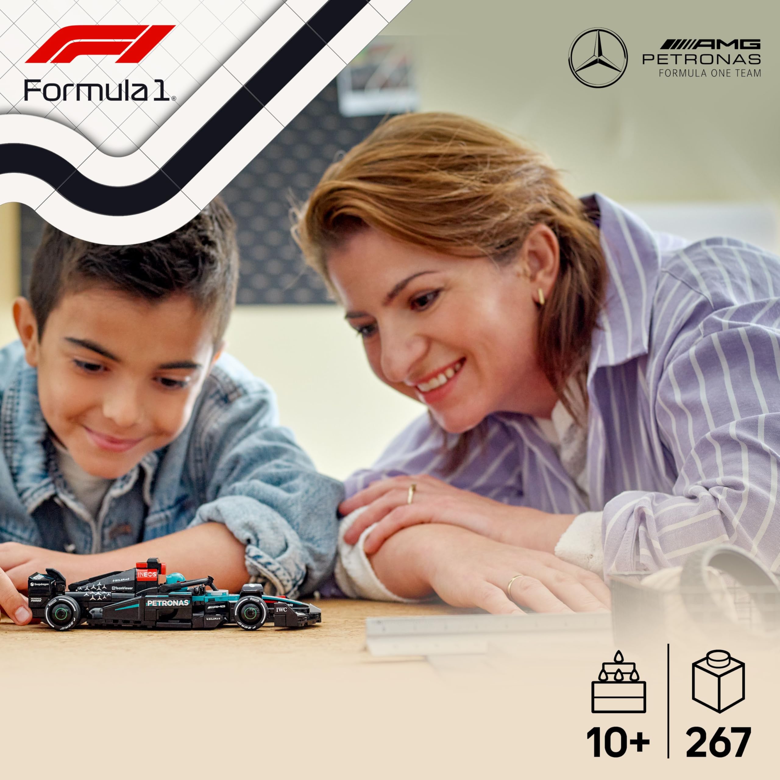LEGO Speed Champions Carro de Corrida Mercedes-AMG F1® W15 77244