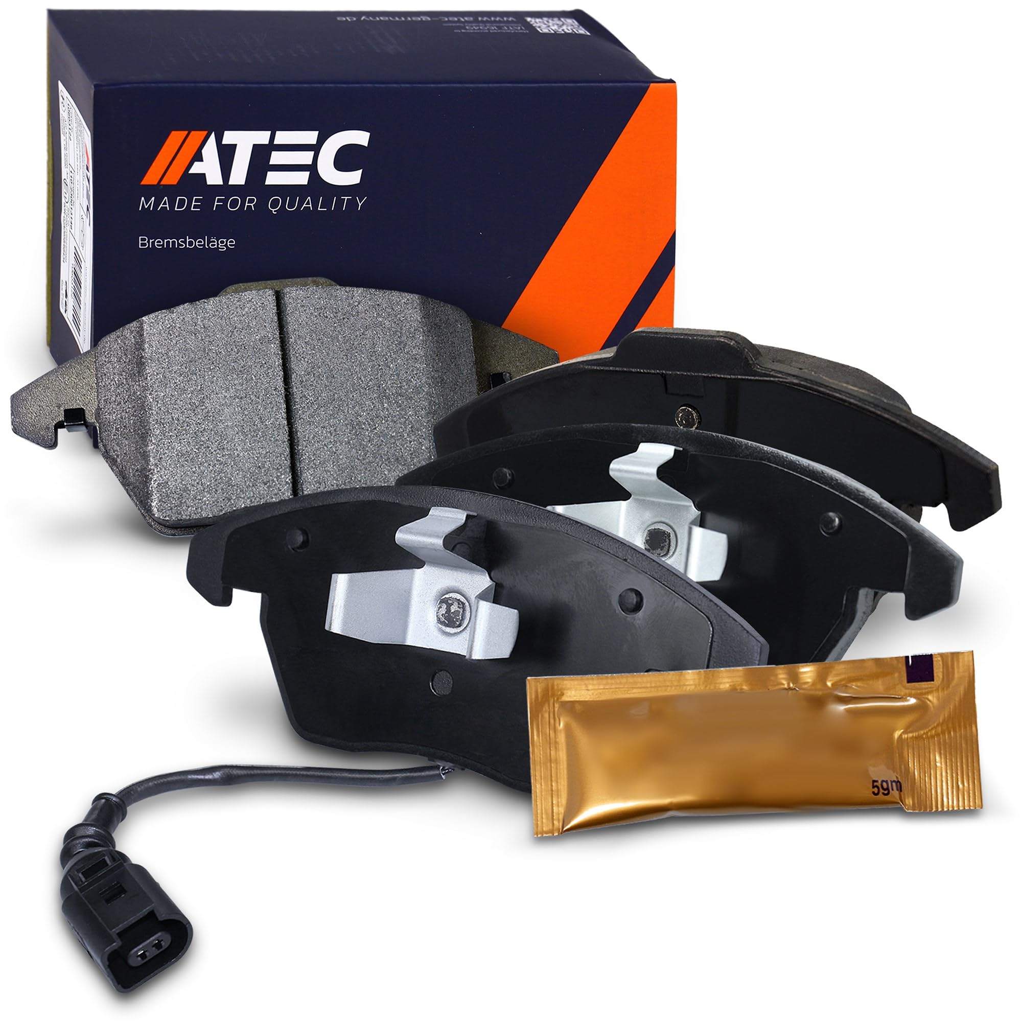 ATEC Germany Kit de freinage essieu avant y compris disques de frein Ø 312