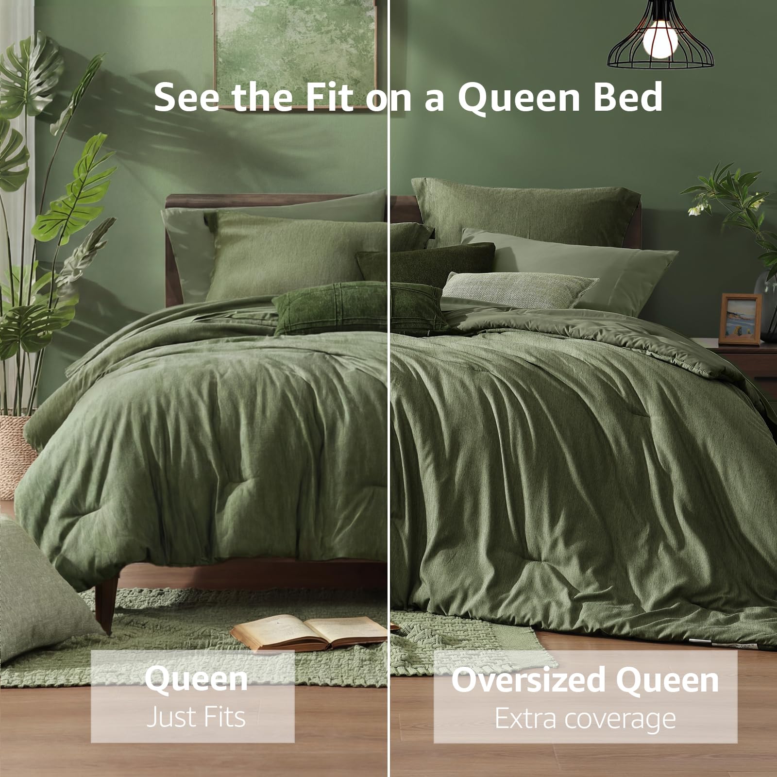 Akkialla Set Biancheria Letto Singolo 2 Pezzi – Trapunta Leggera Verde Salvia Con Motivo Monete – Morbida Microfibra Per Tutte Le Stagioni