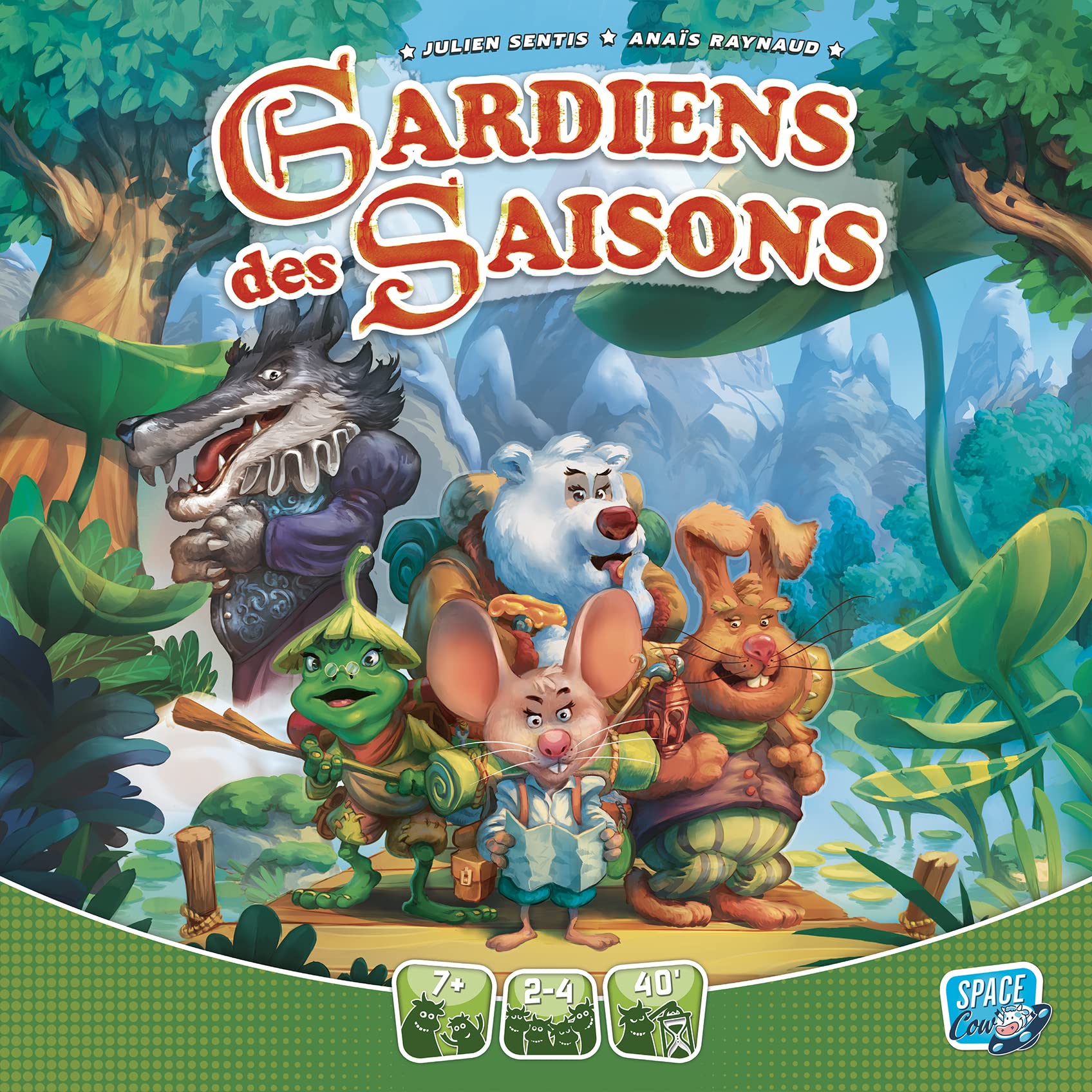 Space Cowboys Guardians of the Seasons - Gra planszowa - od 2 do 4 graczy - 7 lat i więcej - gra francuska