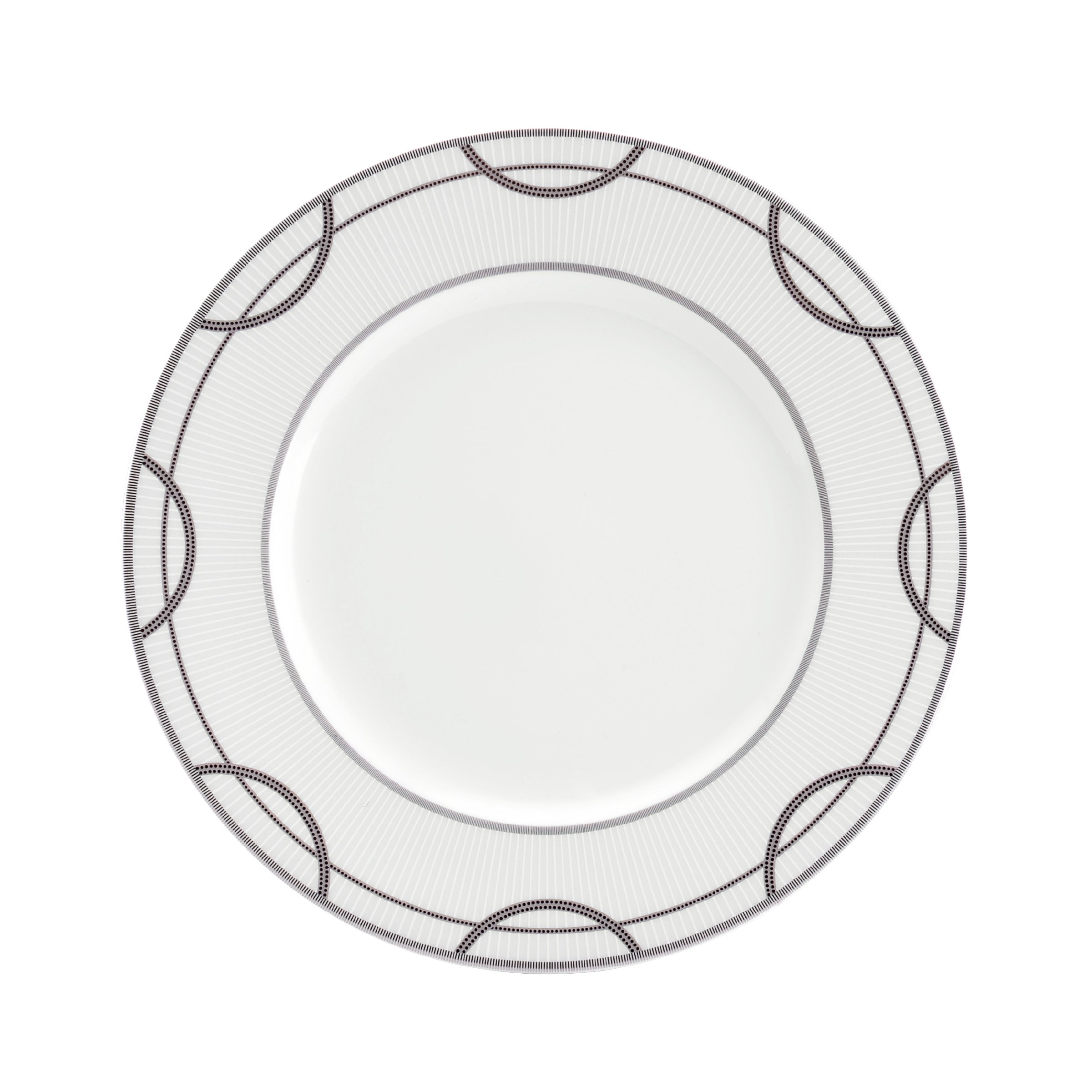 Mikasa Wedding Ring 10-3/4-Inch Dinner Plate