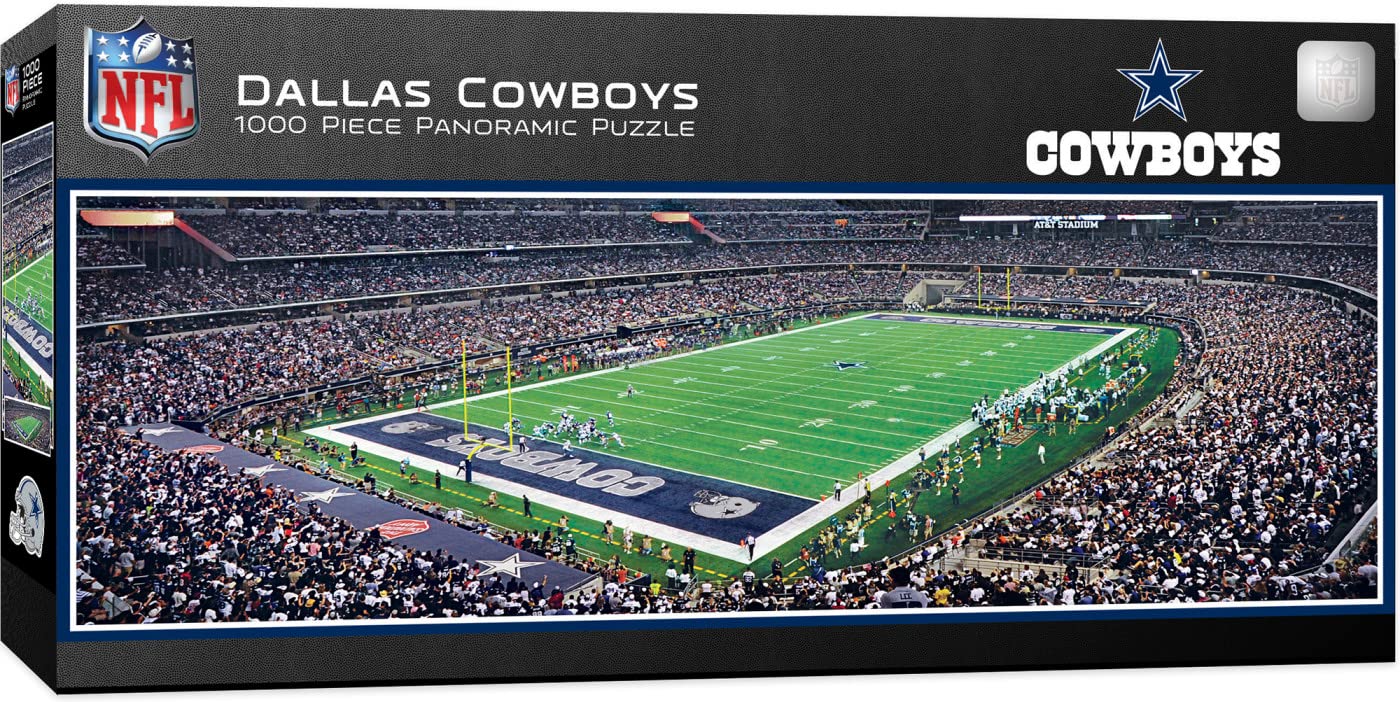 MasterPieces NFL Dallas Cowboys Stadium Panoramic Jigsaw Puzzle, 1000 Pieces