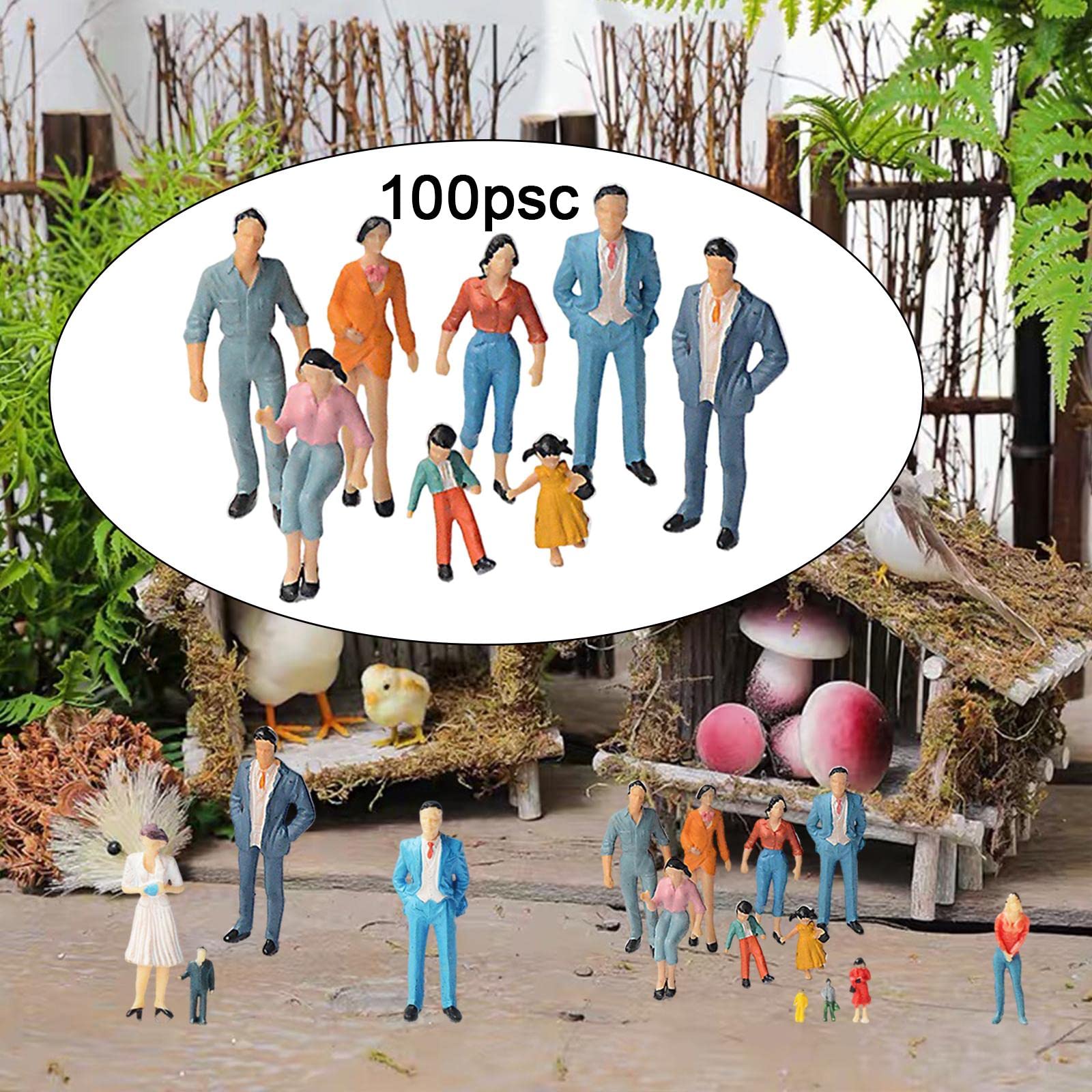 Noch Figurines Ados Filles – Échelle 1:160 (Spur N) – Lot De 6 – Plastique Détaillé – Pour Parc, Cour D’école, Scène De Rue – Modélisme Ferroviaire