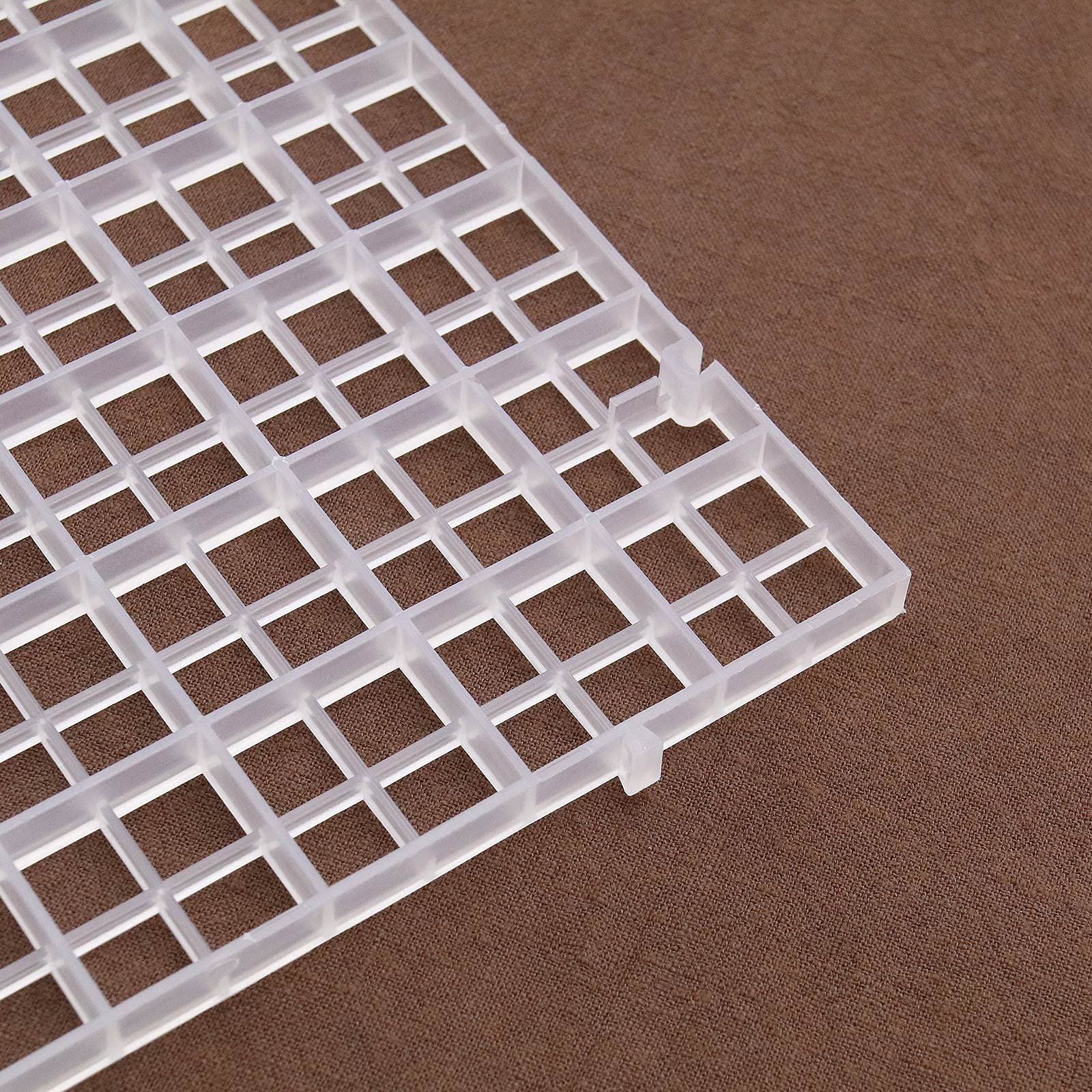 Lot de 10 panneaux d'isolation pour aquarium - Transparents - Mélange d'élevage - Pour protéger les différents poissons de la lutte - 20 clips à ventouse