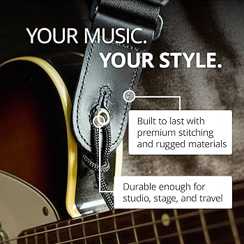 即購入⭕️類似品❣️KLIQ Music Gear 3 エレキギター用 ストラップ Amazon | KLIQ Music Gear 3 